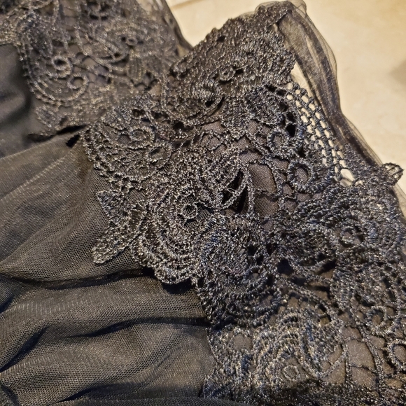 Beaded Peter Pan Collar Mini Dress - Picture 4 of 8